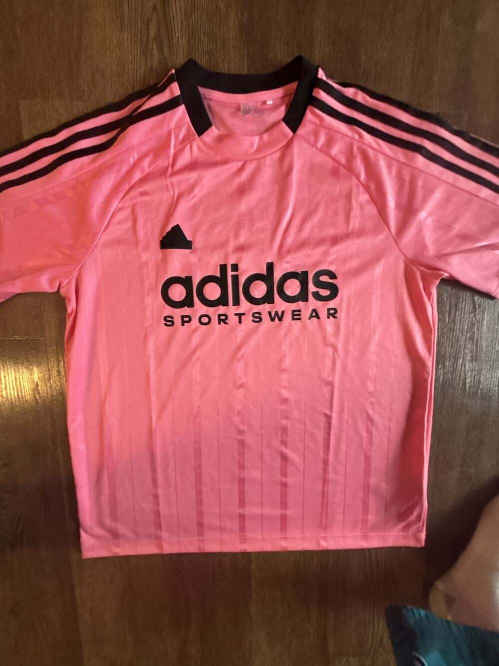 Adidas Sportwear Jersey Size M Pink Black